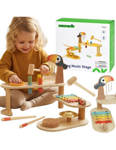 Музыкальный развивающий столик TOOKY TOY - Тукан