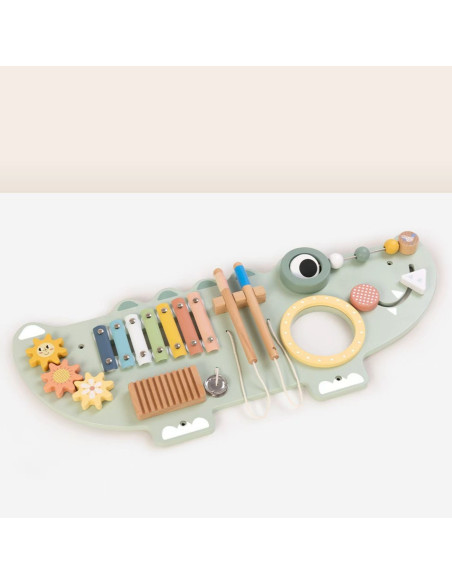 TOOKY TOY Wooden Manipulative Board Crocodile 3 pcs.