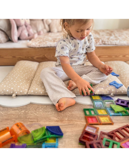 WOOPIE Magnetic Construction Blocks 3D Educational Set Castle 100pcs.
