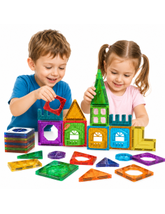 WOOPIE magnetiniai konstruktoriai 3D edukacinis rinkinys pilis 30 vnt.