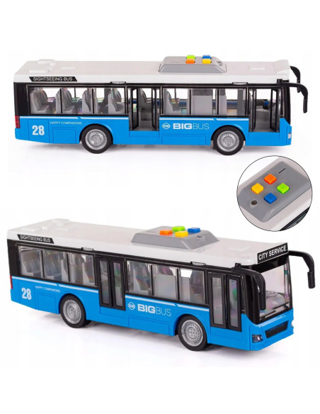 WOOPIE Interactive Electric City Bus 1:16