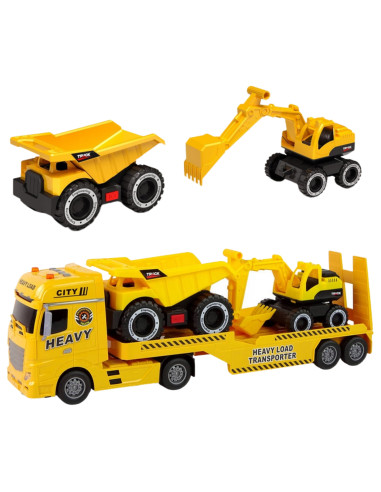 WOOPIE Construction Vehicle Tow Truck