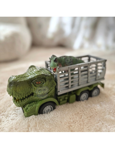WOOPIE Remote Controlled RC Car Dinosaur Green + Figure