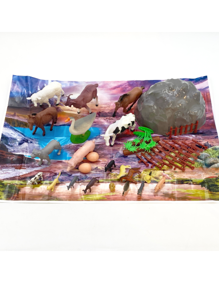 WOOPIE Set of Farm Animals Figures 34 pcs.