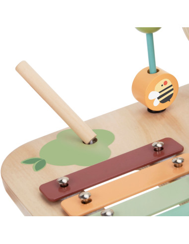 WOOPIE GREEN Wooden Educational Table Musical Sensory Maze 5 in 1