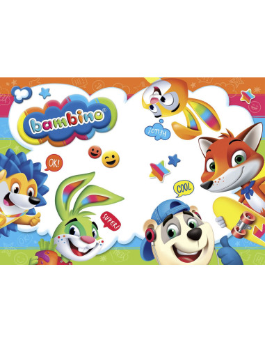 Bambino Kredki Ołówkowe Dwustronne 24/48 Kolory Temperówka 4964
