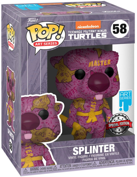 Funko POP! Art Żółwie Ninja Splinter Edycja Specjalna 58 60107
