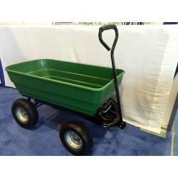 Keturratis karutis Herzberg HG-8028-75, plienas, žalia, 75 l