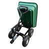 Keturratis karutis Herzberg HG-8028-75, plienas, žalia, 75 l
