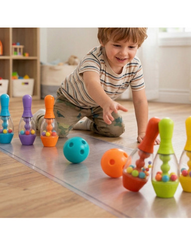 Набор для боулинга WOOPI Colorful Bowling для детей, 8 шт.