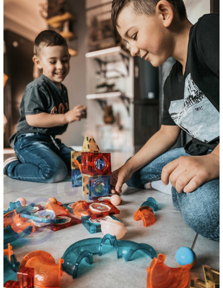 Набор магнитных блоков WOOPI для трекового освещения, 75 шт.