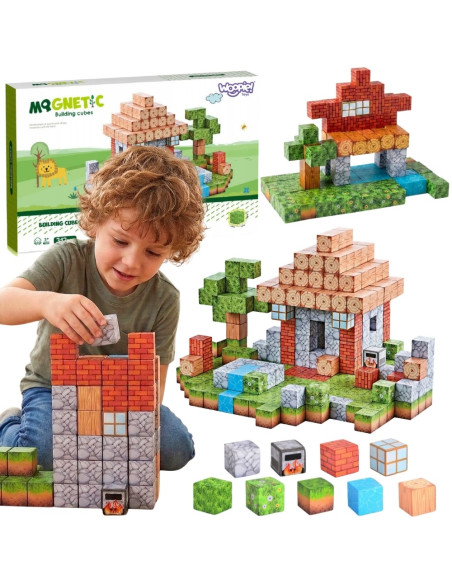 WOOPIE Magnetic Construction Blocks World of Blocks 108 pcs.
