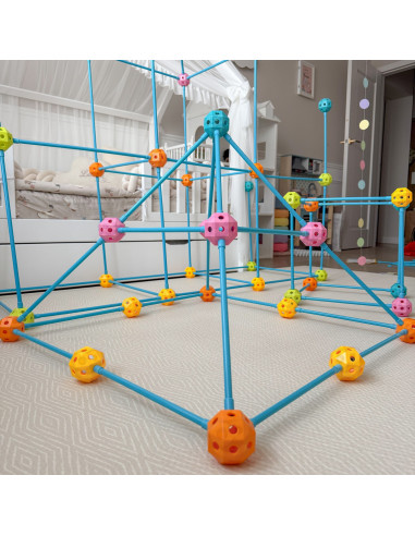 WOOPIE Construction Set XXL Tent Base Tube Straws 340 pcs.