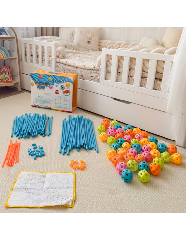 WOOPIE Construction Set XXL Tent Base Tube Straws 340 pcs.