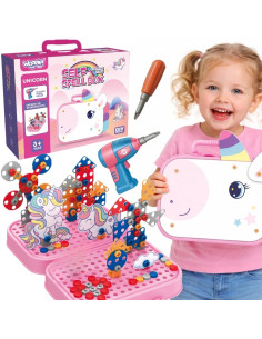 3D DIY Twisting Blocks Woopie Unicorn