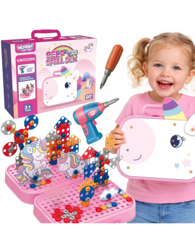 3D DIY Twisting Blocks Woopie Unicorn