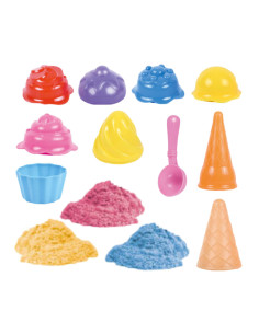 SAND FAIRY Kinetic Sand Set Ice Cream Parlor 13 pcs 2
