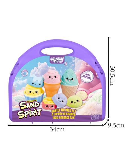 SAND FAIRY Kinetic Sand Set Ice Cream Parlor 13 pcs