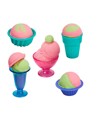Kinetic Sand Set Ice Cream Parlor Accessories 10 pcs.
