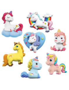 WOOPIE DIY Paint Craft Kit: Make Plaster Cast Figurines and Paint Them - Unicorn Kit 2