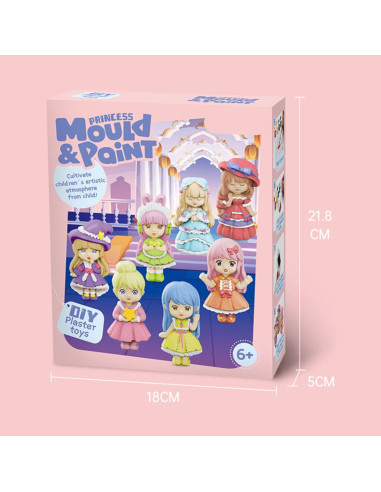 WOOPIE DIY Paint Creativity Kit - Make Plaster Castings and Paint Dolls