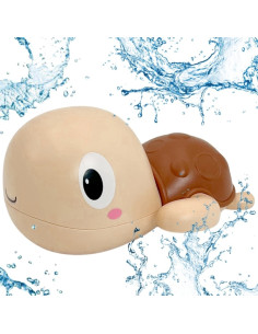 Заводная игрушка для ванны "Черепашка Woopie ", розовая.