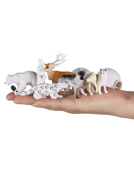 WOOPIE Arctic Animals Figures Set 16 pcs.