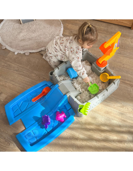 WOOPIE Portable Sandbox Castle Lockable + 9 acc.