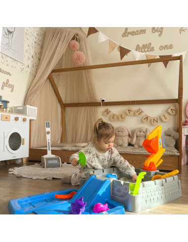WOOPIE Portable Sandbox Castle Lockable + 9 acc.