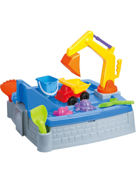 WOOPIE Portable Sandbox Castle Lockable + 9 acc.