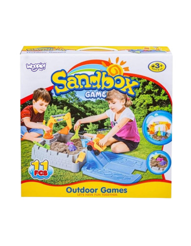 WOOPIE Portable Sandbox Castle Lockable + 9 acc.