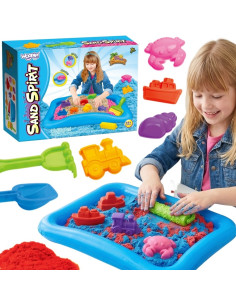 Woopie Kinetic Sand Magic Pool Set Molds Accessories 3+