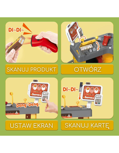 WOOPIE Interactive Supermarket for Children Accessories
