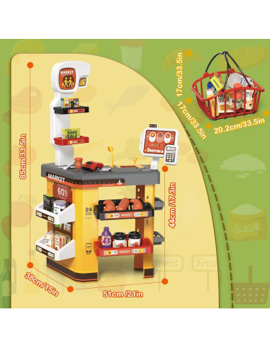 WOOPIE Interactive Supermarket for Children Accessories