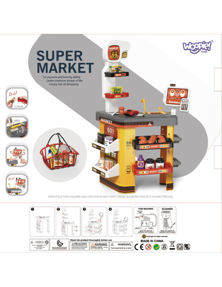 WOOPIE Interactive Supermarket for Children Accessories