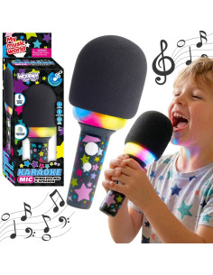 WOOPIE Wireless Karaoke Microphone with Speaker Black BT