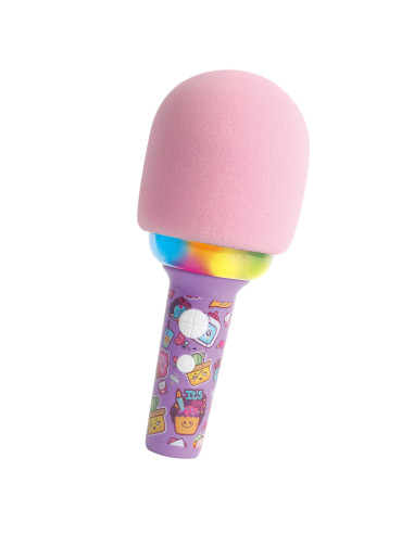 WOOPIE Wireless Karaoke Microphone with Speaker Pink