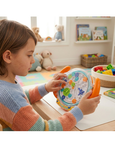 WOOPIE kamuoliukų labirinto loginis edukacinis žaidimas