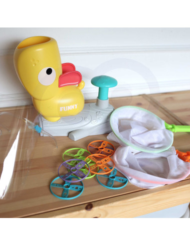 WOOPIE Arcade Game Catch Frisbee Disc Launcher