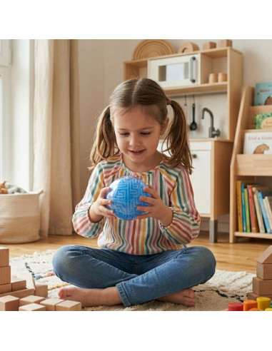 Mėlyno kamuoliuko labirintas 3D arkadinis žaidimas „Amaze Ball“ 10 cm