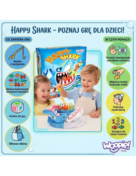 Аркадная игра WOOPI, рыбалка, голодная акула, укусы своими руками.