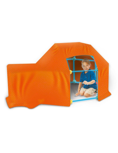 WOOPIE Big Blocks Construction Tent Set Straws Tubes 128 pcs.