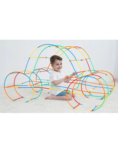 WOOPIE Building Blocks Colorful Straws 1200 pcs.