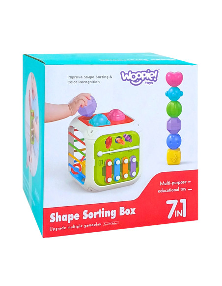 WOOPIE BABY sensorinio ugdymo veiklos kubas
