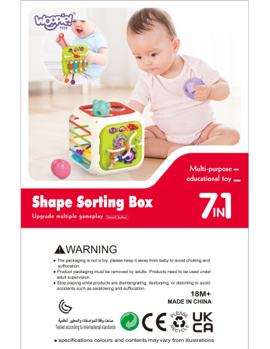 WOOPIE BABY Sensory Educational Activity Cube