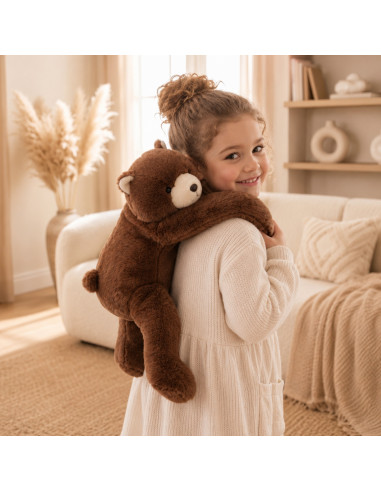 WOOPIE Weighted Plush Toy Teddy Bear Bruno Anti-Stress Sensory Heavy Bear Cuddly Toy 65cm 1500g