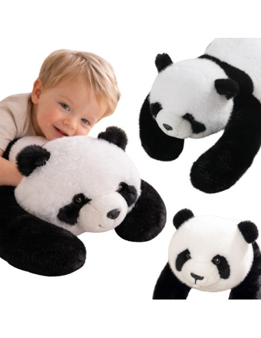 WOOPIE Panda Antistresinis Sensorinis Svorinis Pliušinis Žaislas Sunkus Meškiukas 65cm 1500g