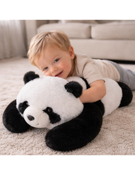 WOOPIE Panda Antistresinis Sensorinis Svorinis Pliušinis Žaislas Sunkus Meškiukas 65cm 1500g