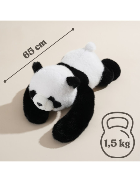 WOOPIE Panda Anti-Stress Sensory Weighted Plush Toy Heavy Bear Cuddly Toy 65cm 1500g