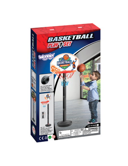 WOOPIE Basketball Set Ball Skill Game with 93cm